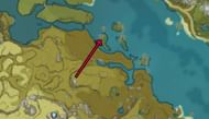An example of a good location (Image via miHoYo)
